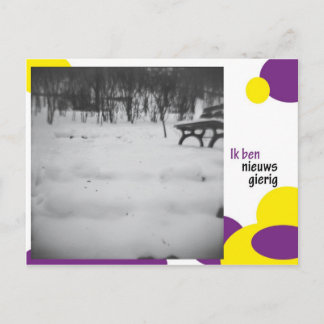 Postal Ik ben nieuwsgierig