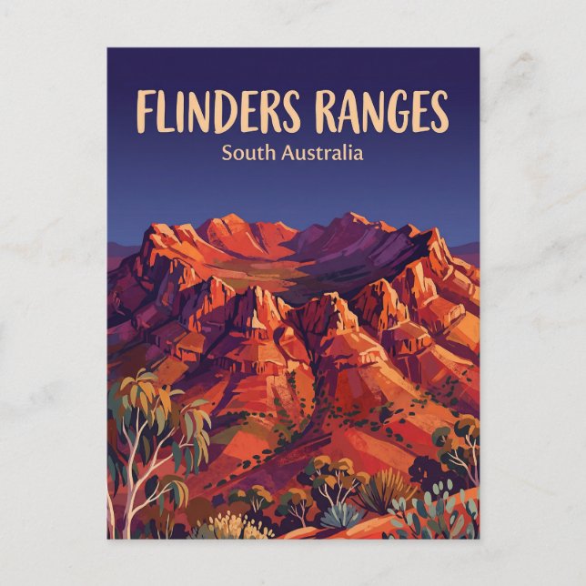 Postal Ikara-Cordillera Flinders Australia (Anverso)