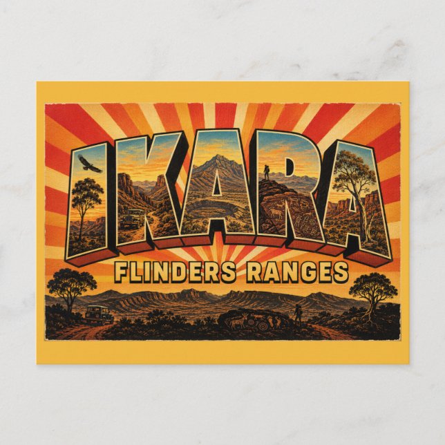 Postal Ikara-Cordillera Flinders Outback de Australia del (Anverso)