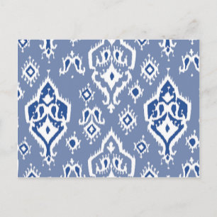 Postal Ikat Tribal Diamond Pattern