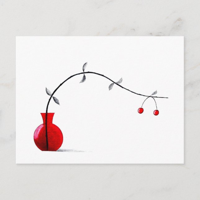 Postal Ikebana Chabana (Anverso)