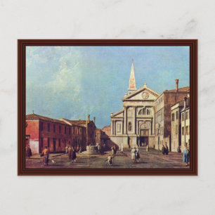 Postal Il Campo E La Chiesa Di San Francesco Della Vigna.