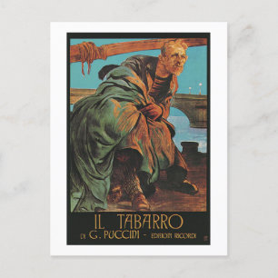 Postal Il Tabarro (Giacomo Puccini)