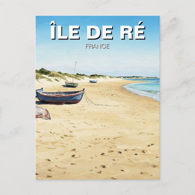 Postal Île de Ré France Travel (Anverso)