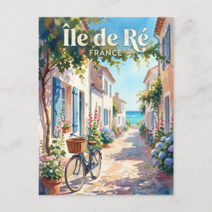 Postal Île de Ré Francia