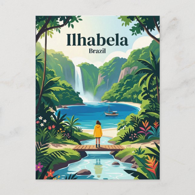 Postal Ilhabela Brasil (Anverso)