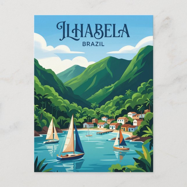 Postal Ilhabela Brasil (Anverso)
