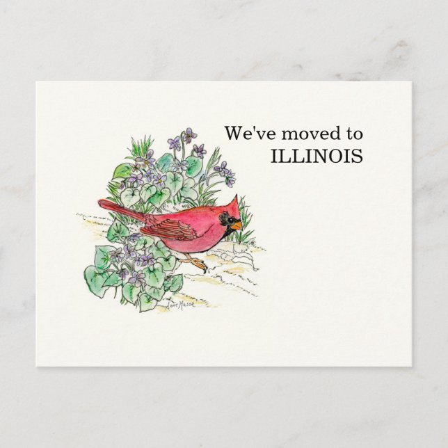 Postal Illinois (Anverso)