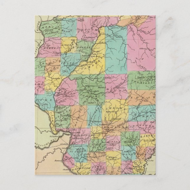 Postal Illinois (Anverso)