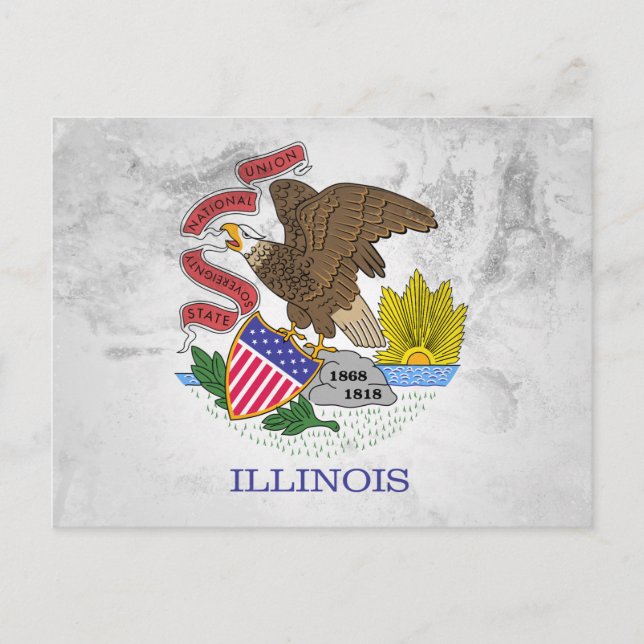 Postal Illinois (Anverso)