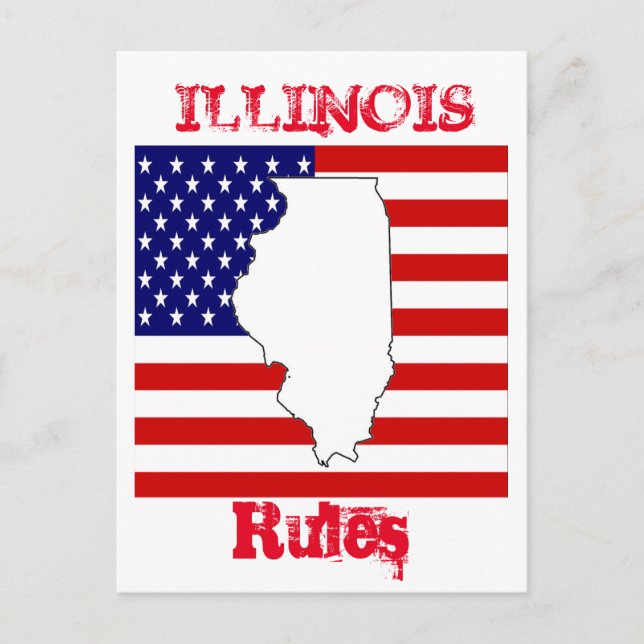 POSTAL ILLINOIS (Anverso)