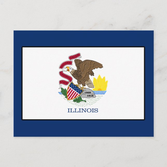 Postal Illinois (Anverso)