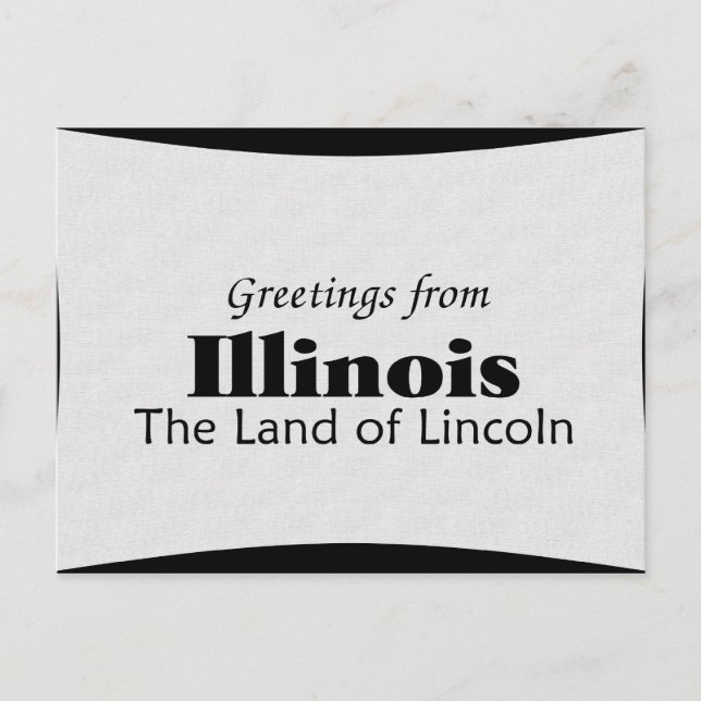 Postal Illinois (Anverso)