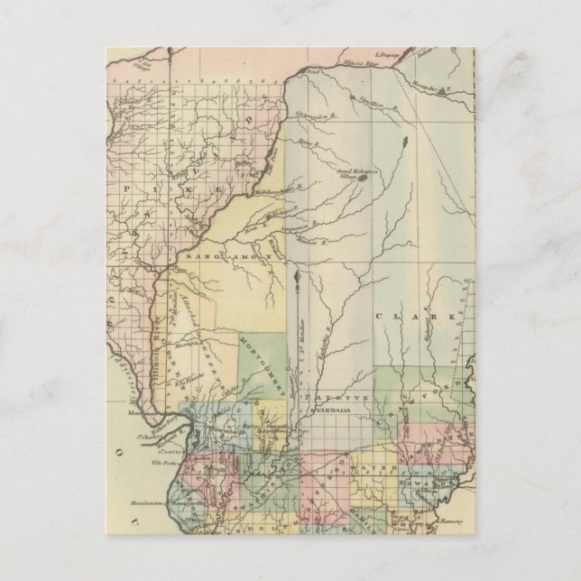 Postal Illinois 4 (Anverso)