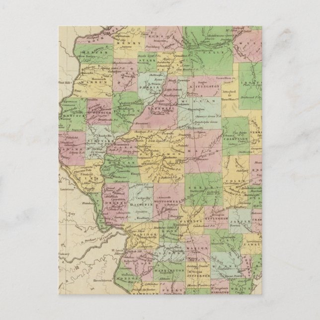 Postal Illinois 6 (Anverso)