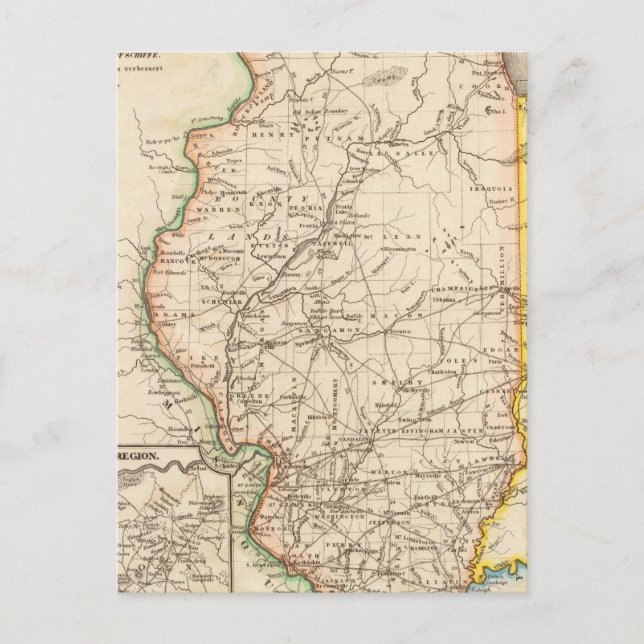 Postal Illinois 6 (Anverso)