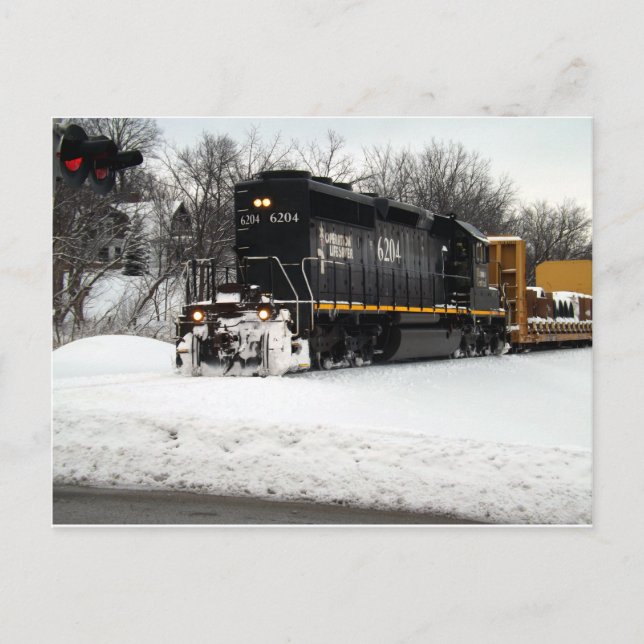 Postal Illinois Central 6204 (Anverso)