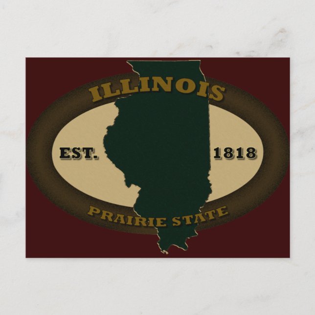 Postal Illinois Est. 1818 (Anverso)