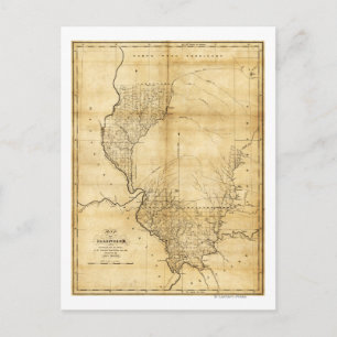 Postal Illinois Panoramic MapIllinois