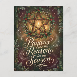 Postal Illustrated Pagans Are the Reason for the Season