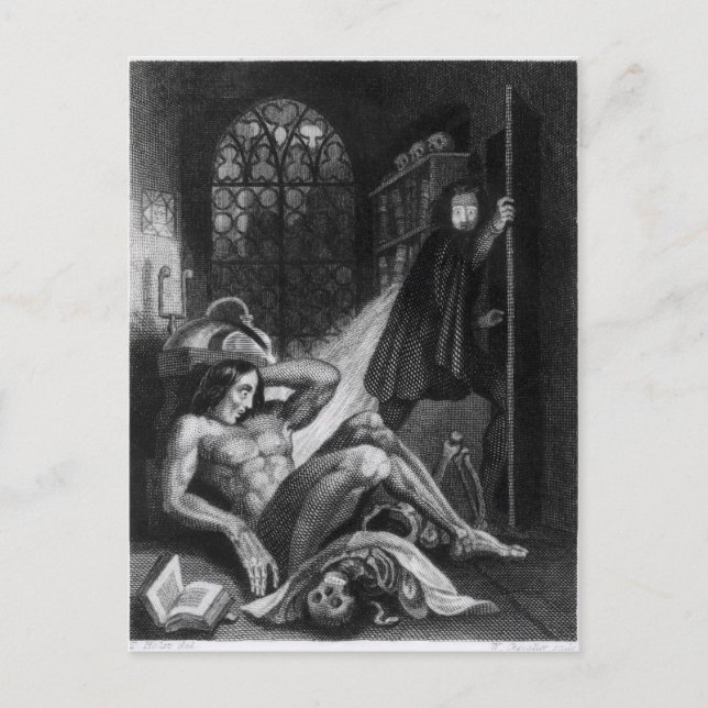 Postal Illustration from 'Frankenstein' (Anverso)
