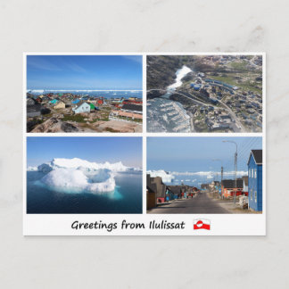 Postal Ilulissat postcard