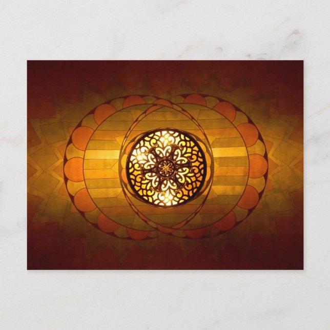 Postal Iluminación Art Deco (Anverso)