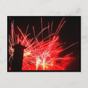 Postal Iluminaciones Fuegos artificiales
