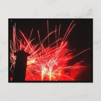 Postal Iluminaciones Fuegos artificiales