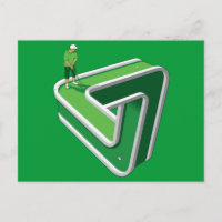 Ilusión del jugador de golf