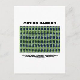 Postal Ilusión en movimiento (Ilusión óptica)