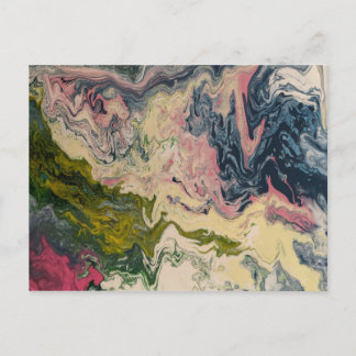 Postal Ilusión No. 1 Alfa - Pour acrílica