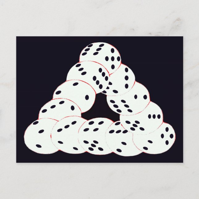 Postal ilusión óptica (Anverso)