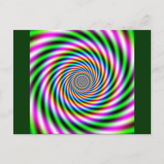 Postal Ilusión óptica de Greenpink