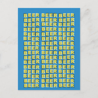 POSTAL ILUSIÓN ÓPTICA DE LA CERVEZA