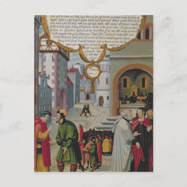 Postal Ilustracion a la enseñanza de Cristo (Anverso)