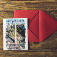 Ilustracion aéreo Argentina de Buenos Aires