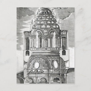 Postal Ilustracion arquitectónico