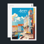 Postal Ilustracion Aveiro Portugal vintage<br><div class="desc">Ilustracion Aveiro Portugal vintage</div>