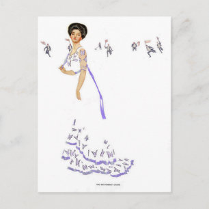 Postal Ilustración 'Coles Phillips ‘Fadeaway Girl’ “Butte
