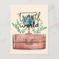 ilustracion de acuarela de viaje de verano moderno