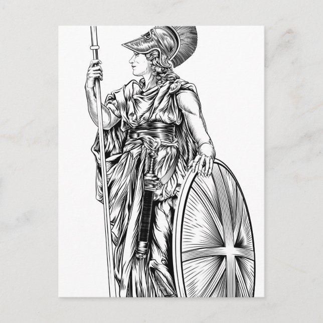 Postal Ilustración de Britania (Anverso)