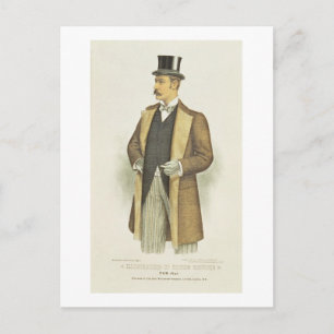 Postal Ilustracion de British Costume, pub.