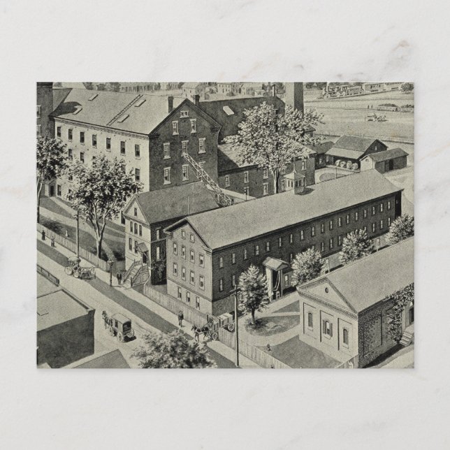 Postal Ilustracion de conexión de Plainville (Anverso)