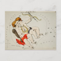 Ilustracion de constelación de época