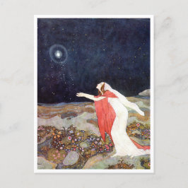 Postal Ilustracion de cosecha Edmund Dulac