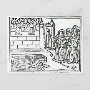 Postal Ilustracion de 'El viaje de San Brendan'