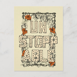 Postal Ilustracion de entubación manual imparable