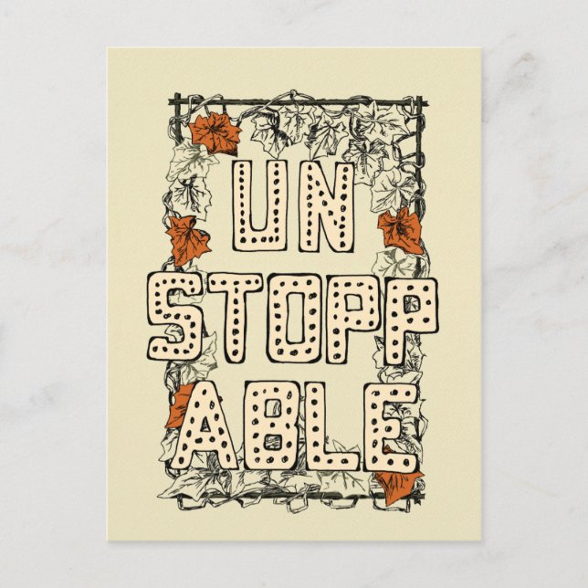 Postal Ilustracion de entubación manual imparable (Anverso)