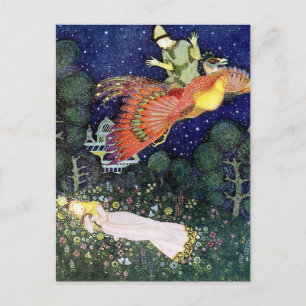 Postal Ilustracion de época Edmund Dulac